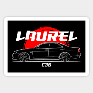 JDM Classic C35 Laurel Racing Magnet